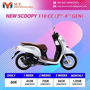 New Scoopy 110CC (3rd - 4th Gen)